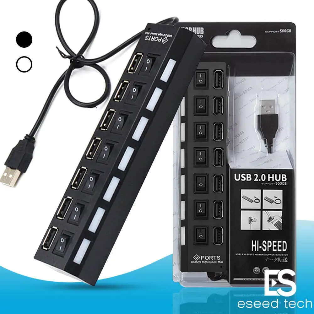 7 Port USB 2.0 Hub - Image 2