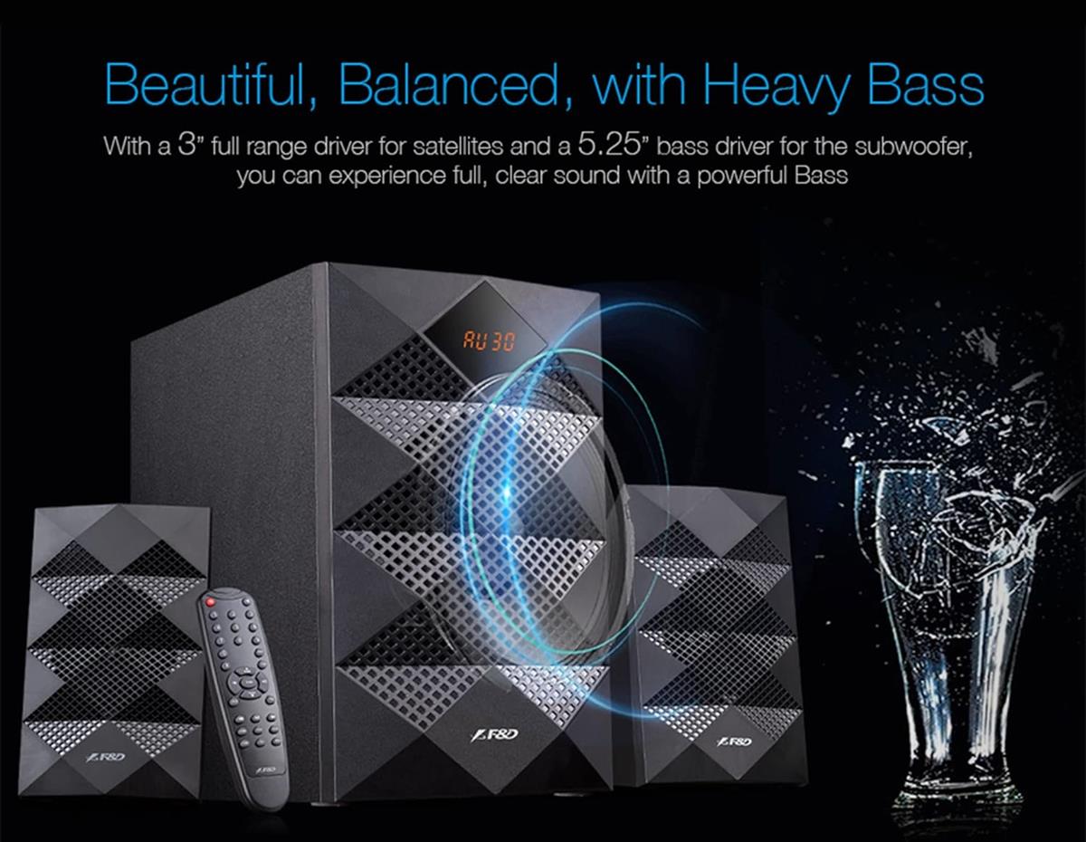 F&D A-180X 2.1 Multimedia Speaker - Image 2