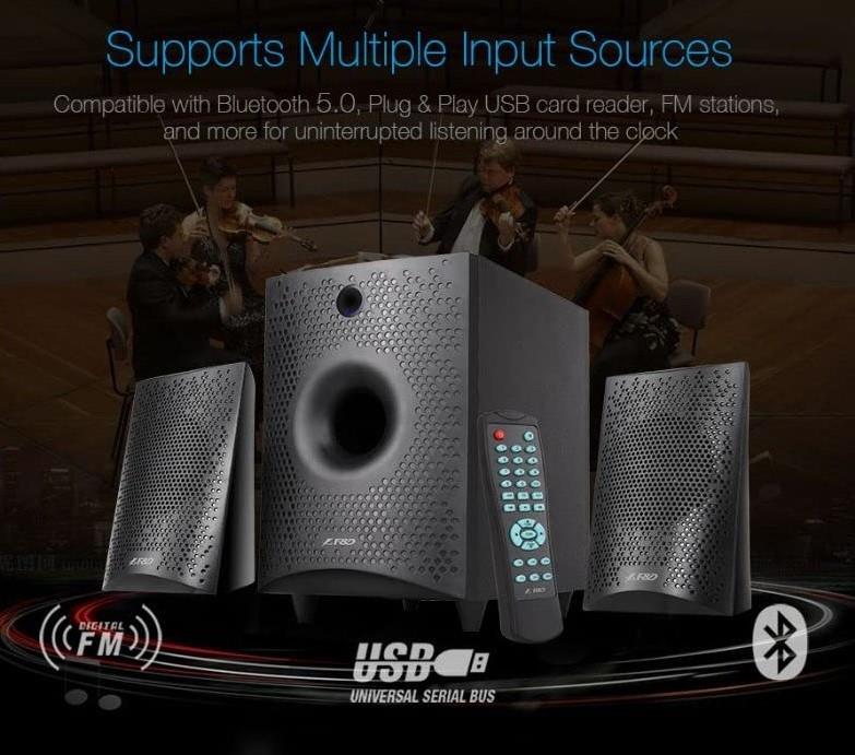 F&D F-210X 2.1 Multimedia Speaker - Image 2