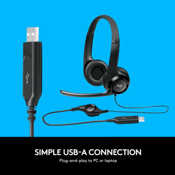 Logitech H390 USB Headset - Image 2