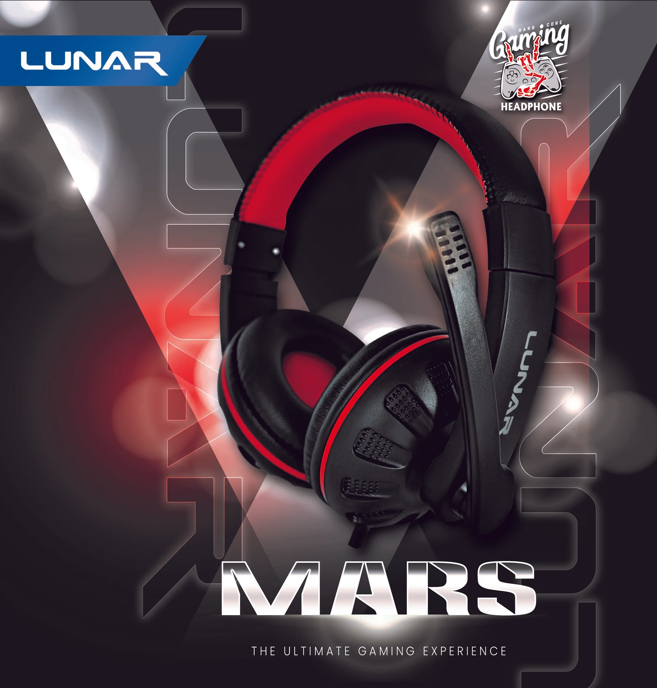 Lunar Mars Gaming Headphones - Image 2