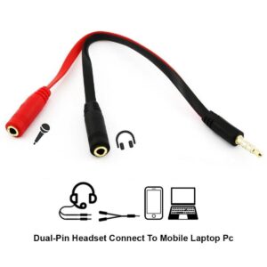 Two Pin Headphone Audio Splitter