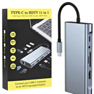 Type-C to HDTV 11 in 1 Adaptor